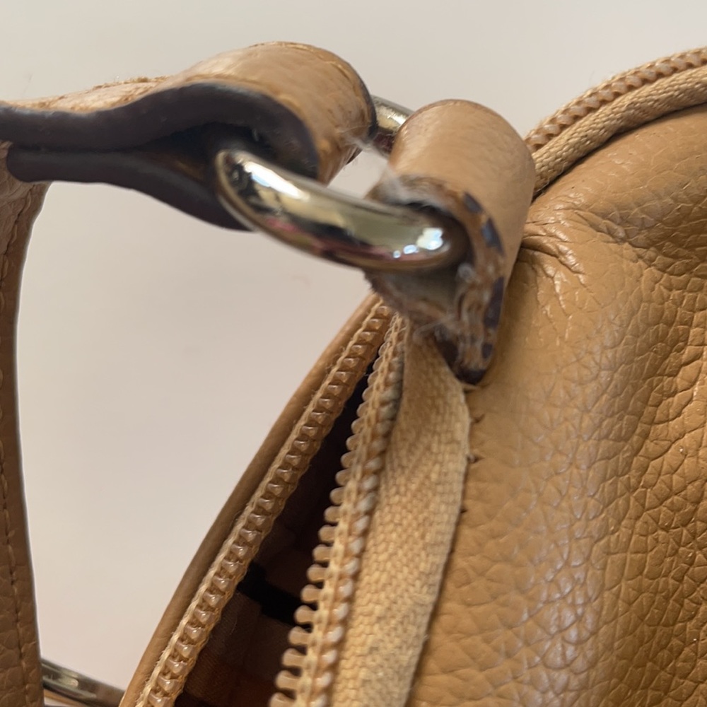 Tignanello tan leather adjustable crossbody bag - Picture 6 of 8